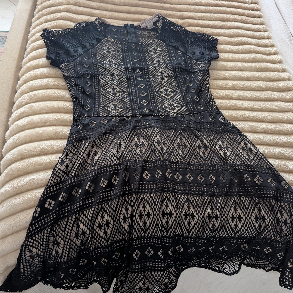 Elegant Black Lace Dress